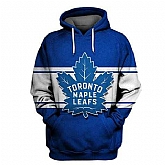 Maple Leafs Blue Fashion All Stitched Hooded Sweatshirt,baseball caps,new era cap wholesale,wholesale hats